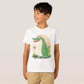 かわいいワニ Tシャツ (正面フル)