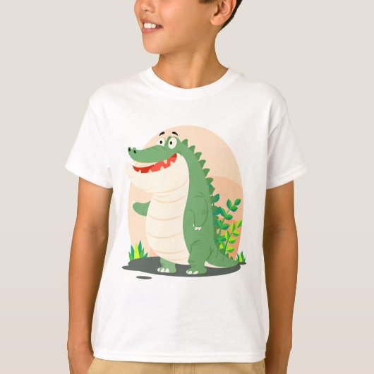 かわいいワニ Tシャツ (正面)