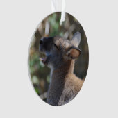 かわいいワラビー オーナメント (正面)