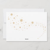 かわいいワンダーファーライフペットフォトクリスマス シーズンカード (裏面)