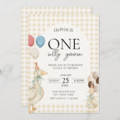 かわいいワンニャンのお誕生日 招待状 (正面/裏面)