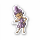 かわいいヴァイオリンクラシカルヴィラ シール (正面)