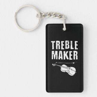 かわいいヴァイオリン好きミュージックヴァイオラ奏者 キーホルダー