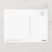 かわいいヴァンパイアとスパイダーハロウィンポストカード ポストカード (裏面)