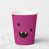 かわいいヴァンパイアハロウィーン 紙コップ (裏面)