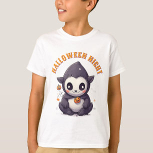 かわいいヴァンパイアパンプキンハロウィンキャラクター 🦇 Tシャツ