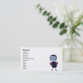 かわいいヴァンパイア女子校生 名刺 (スタンド正面)