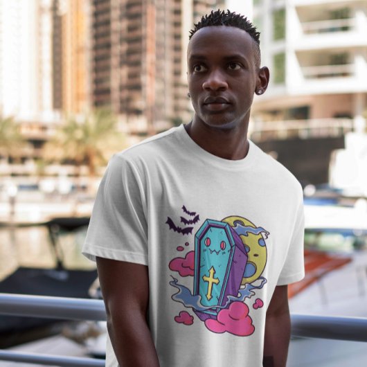 かわいいヴァンパイア棺 Tシャツ