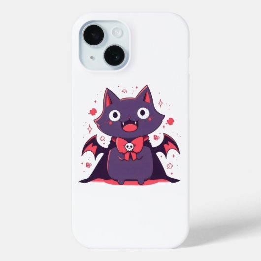 かわいいヴァンパイア猫 Case-Mate iPhoneケース (裏面)