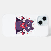 かわいいヴァンパイア猫 Case-Mate iPhoneケース (裏面 (横))