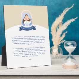 かわいいヴァージンメアリー祈りの言葉 フォトプラーク