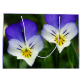 かわいいヴィオラフラワーズ2つ抱き枕 ラージペーパーバッグ (裏面)