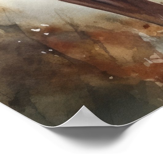 かわいいヴィツラドッグアートプリントポスター ポスター (角)