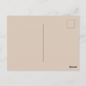 かわいいヴィンスのついた水彩のカボチャ ポストカード (裏面)