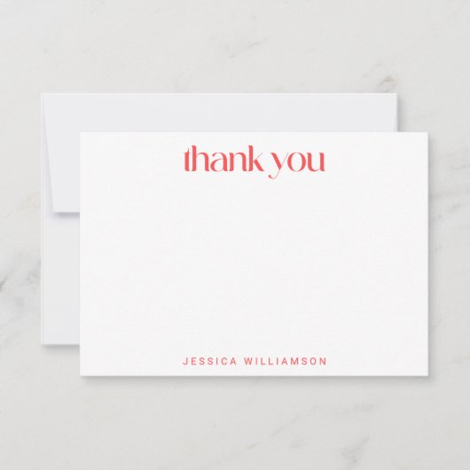 かわいいヴィンテージいちごカスタムの格子柄ベビーシャワー サンキューカード (正面)