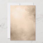 かわいいヴィンテージおもちゃの象と飛行機のベビーシャワー 招待状 (裏面)