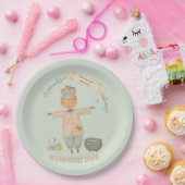 かわいいヴィンテージかかしハロウィンバッシュ ペーパープレート (パーティー)