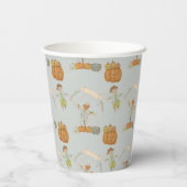 かわいいヴィンテージかかしハロウィンバッシュ 紙コップ (裏面)