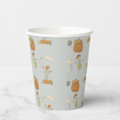 かわいいヴィンテージかかしハロウィンバッシュ 紙コップ (左)