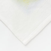 かわいいヴィンテージのイースターのウサギ フリースブランケット (角)