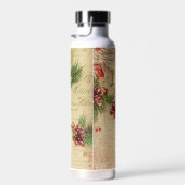 かわいいヴィンテージのクリスマスの雰囲気 ウォーターボトル (右面)