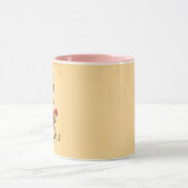 かわいいヴィンテージのバレンタインデー マグカップ (中央)