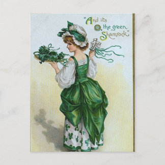 かわいいヴィンテージのパトリキウスの日の郵便はがき シーズンポストカード