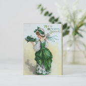 かわいいヴィンテージのパトリキウスの日の郵便はがき シーズンポストカード (スタンド正面)