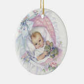かわいいヴィンテージのベビーのオーナメント セラミックオーナメント (右)