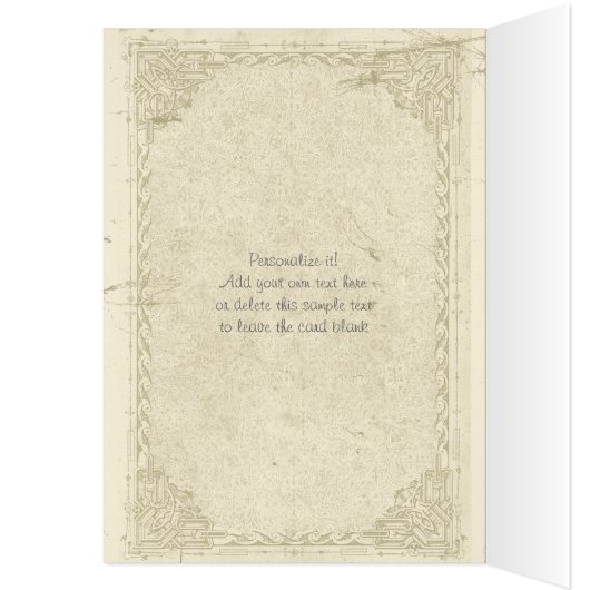 かわいいヴィンテージのベビーのキスのアンティークのイラストレーション (内側 (左))