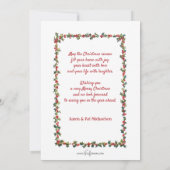 かわいいヴィンテージの子どもと雪だるま シーズンカード (裏面)