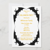 かわいいヴィンテージの子供のハローウィンパーティ 招待状