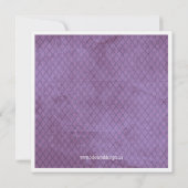 かわいいヴィンテージの小さな女の子の誕生日の招待状 招待状 (裏面)