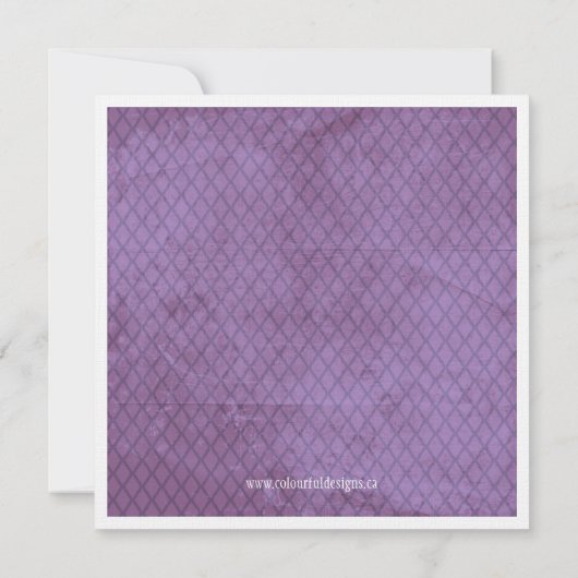 かわいいヴィンテージの小さな女の子の誕生日の招待状 招待状 (裏面)