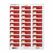 かわいいヴィンテージの差出人ラベル ラベル (フルシート)