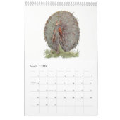 かわいいヴィンテージの水彩画のスケッチの鳥の子供2 カレンダー (3月 2026)