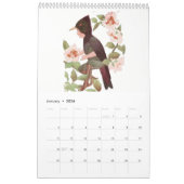 かわいいヴィンテージの水彩画のスケッチの鳥の子供7 カレンダー (1月 2026)