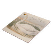 かわいいヴィンテージの白鳥 タイル (側面)