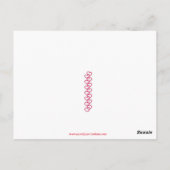 かわいいヴィンテージアフリカンバレンタインポストカード ポストカード (裏面)