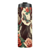 かわいいヴィンテージアメリカンピットブルテリア タンブラー (正面)