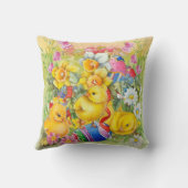 かわいいヴィンテージイースターチックス クッション (裏面)