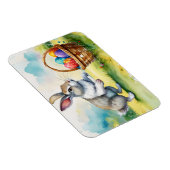 かわいいヴィンテージイースターバニー マグネット (右側)