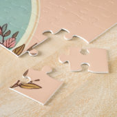 かわいいヴィンテージイースターバニー/卵/バスケット ジグソーパズル (側面)