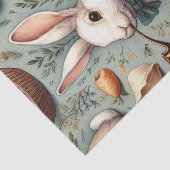 かわいいヴィンテージウサギ 薄葉紙 (詳細)