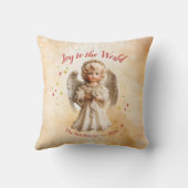 かわいいヴィンテージエンジェルクリスマス クッション (裏面)