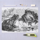 かわいいヴィンテージカエルパーティー 薄葉紙 (クラフト)