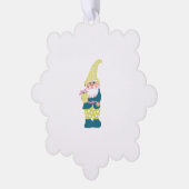 かわいいヴィンテージカラフルガーデン格言 オーナメントカード (左)