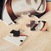 かわいいヴィンテージカントリーガール ジグソーパズル (側面)