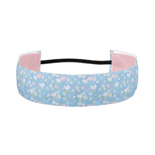 かわいいヴィンテージカントリーゲーゼパターン アスレチックヘッドバンド