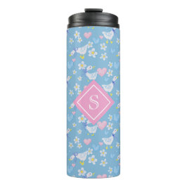 かわいいヴィンテージカントリーゲーゼモノグラム タンブラー